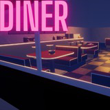 Retro Diner - Stylized 3D Restaurant Environment (URP)