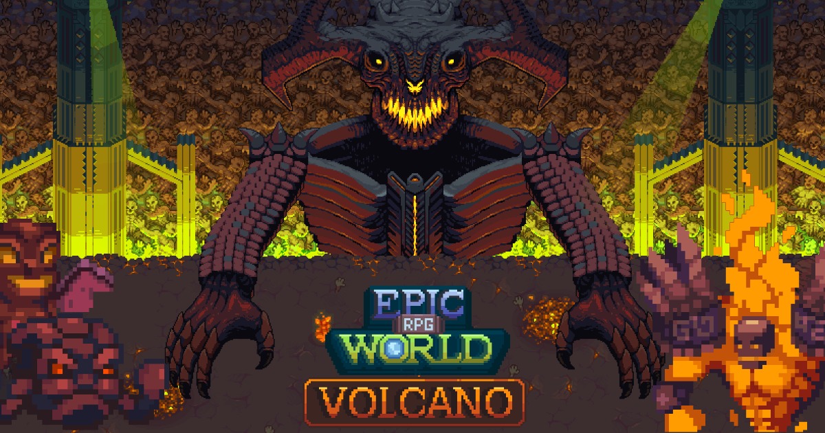 Epic RPG World - Volcano | 2D 环境 | Unity Asset Store