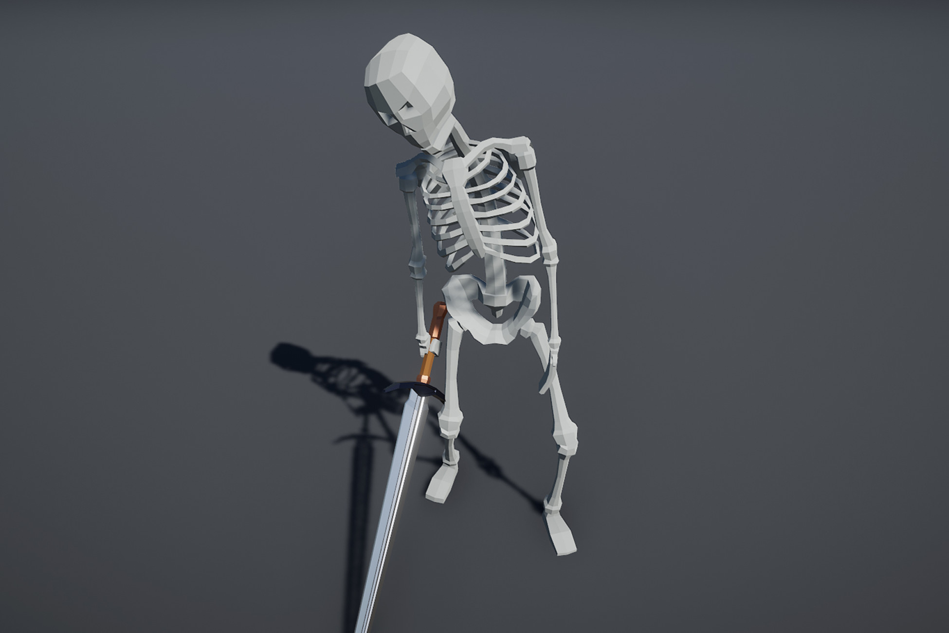 Low Poly Skeleton | 3D Characters | Unity Asset Store