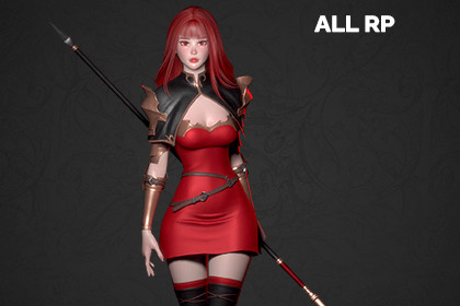 Spear Knight Girl Aurelia