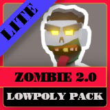 3D Characters Zombie City Streets Lowpoly Pack - Lite