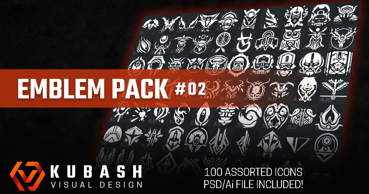 Emblem Pack #02 | 2D Icons | Unity Asset Store