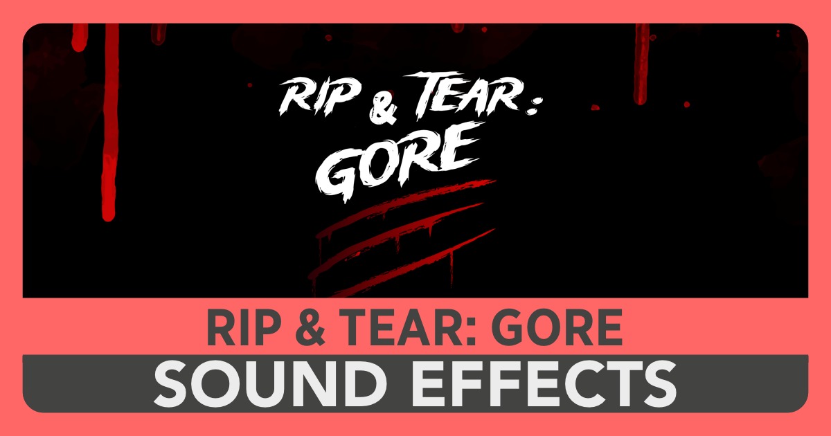 Unity Asset Rip Example Rip & Tear: GORE Sound Pack | Audio Sound FX | Unity Asset Store