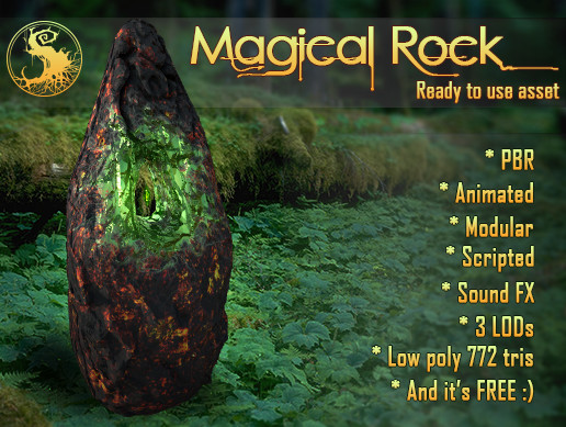 Magical Rock | 3D Fantasy | Unity Asset Store