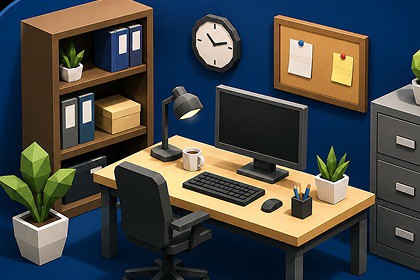 Low Poly Office Pack