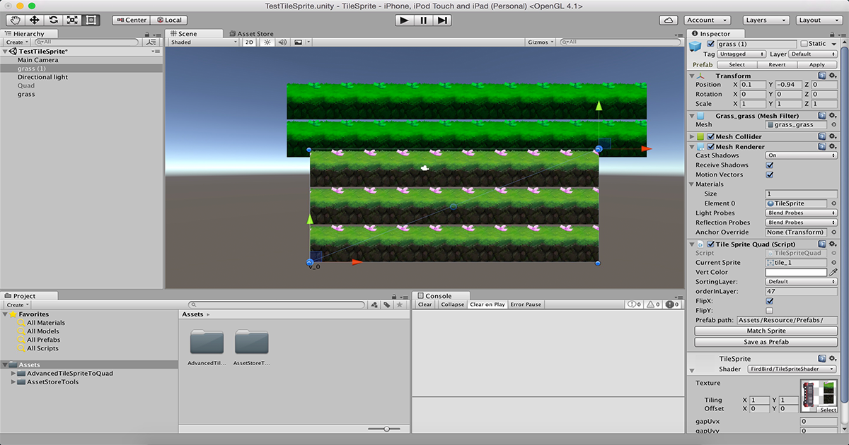 Advanced Tile Sprite To Quad | Sprite Management | Unity Asset Store