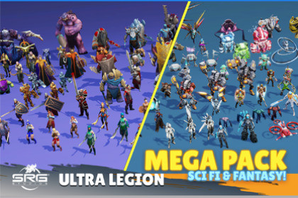 Ultra Legion - Sci Fi & Fantasy 3D Character Mega Pack