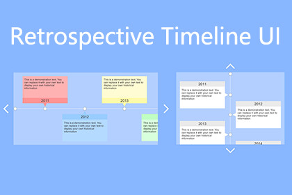 Retrospective Timeline UI By mayting