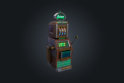 Slot Machine V1 – Casino Gambling | Game Ready PBR | Built-In & URP Compatible