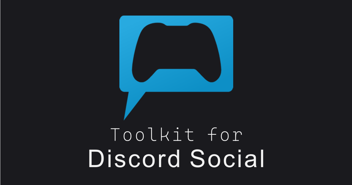 Toolkit for Discord Social (Preview) | Integration | Unity Asset Store