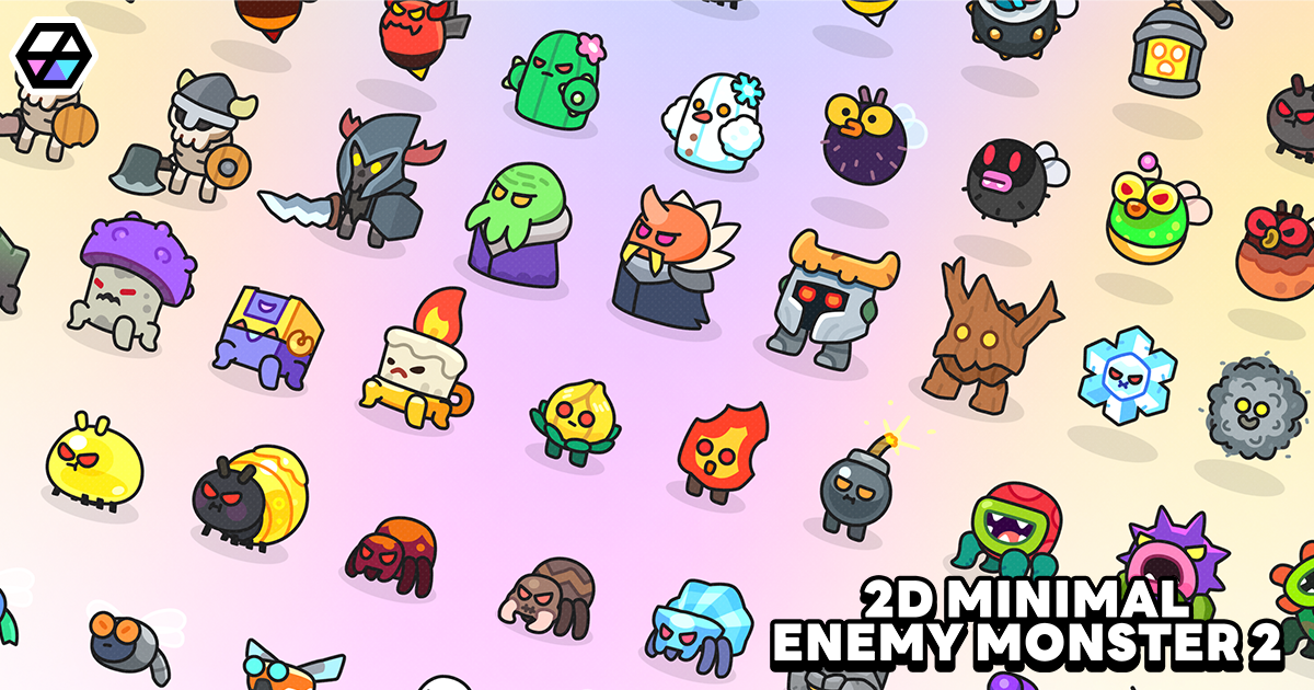 2D Minimal - Enemy Monster2 | 2D Characters | Unity Asset Store