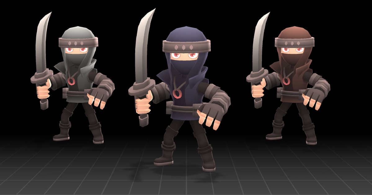 Poly HP - ShadowWarrior | Characters | Unity Asset Store