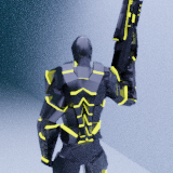 Game Ready Futuristic Soldier