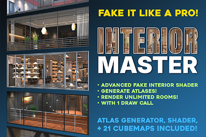 Interior Master - Atlas/Shader-Parallax Solution - for Unity6/URP