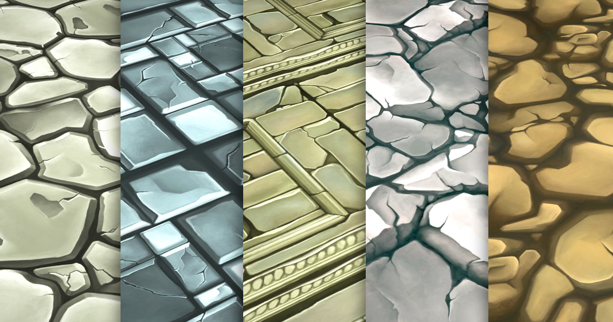 Texture Set Vol.52 Hand Painted Floor | 2D Floors | Unity Asset Store