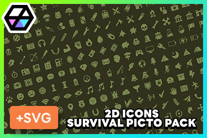 2D Icons - Survival Picto Pack