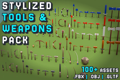 Stylized Tools & Weapons Pack