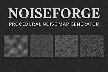 NoiseForge - Procedural Noise Map Generator