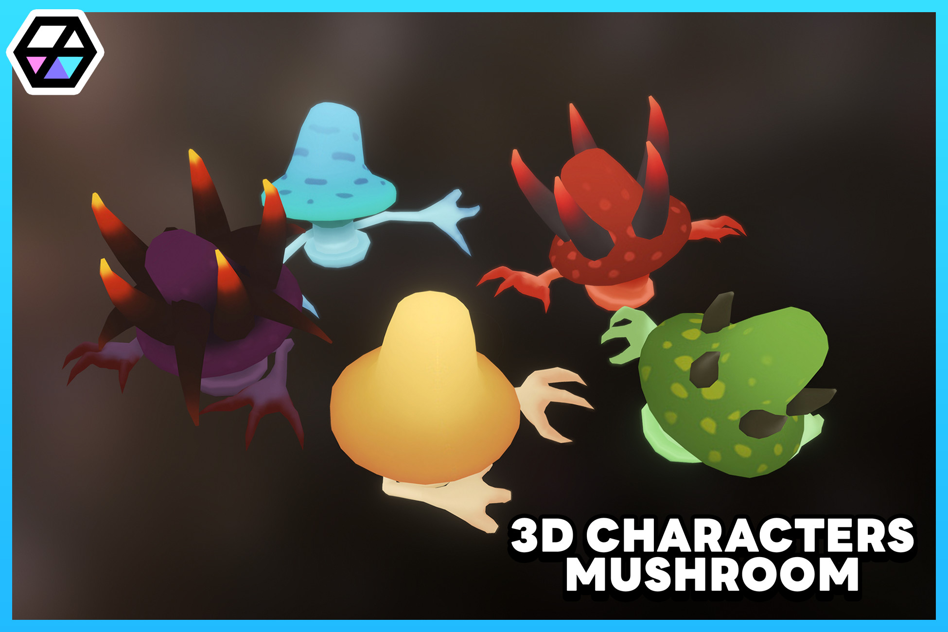 3D Characters - Mushroom