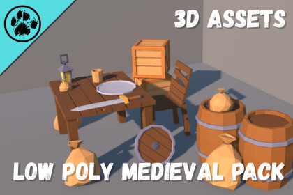 3D Low Poly Medieval Assets