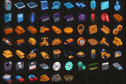 Modern Construction Resource Icons