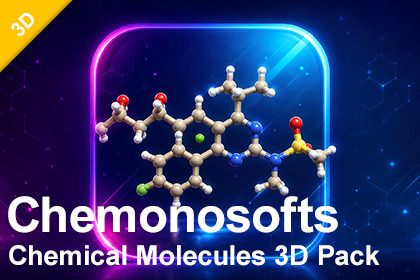 Chemical Molecules 3D Pack