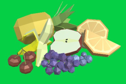 Low Poly Fruits | Model Pack