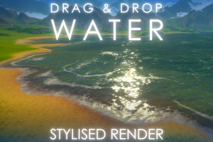 Drag&Drop Stylised Water