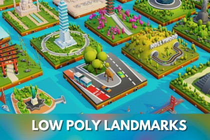 Low Poly LandMarks by IGS