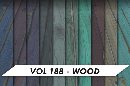 Stylized Textures - Vol 188 - Wood
