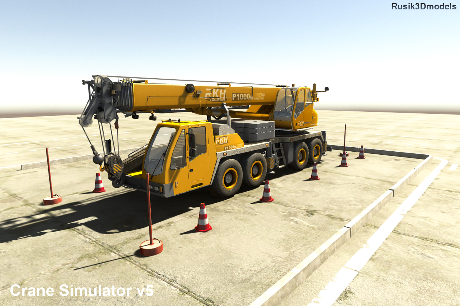 Crane Simulator v5 3D Land Unity Asset Store