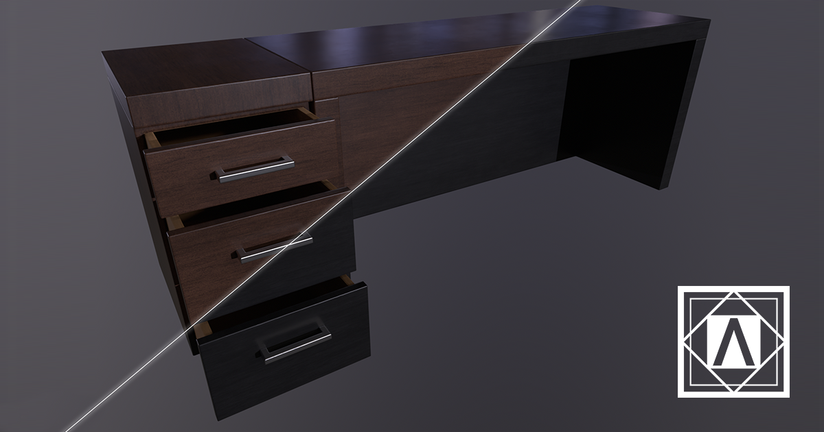 ASGS Interactable Desk | 3D Furniture | Unity Asset Store