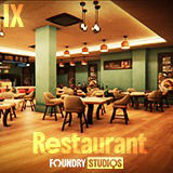Restaurant & Bar 3d Modular Environment Pack