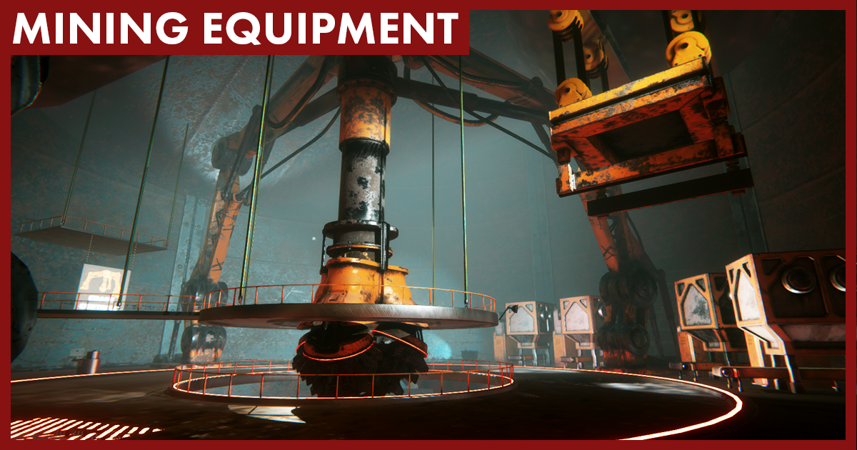 Industrial Mining Equipment | 3D 工場 | Unity Asset Store