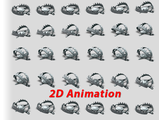 Trap Texture File Animated 2D trap | 2D Textures & Materials | Unity Asset Store