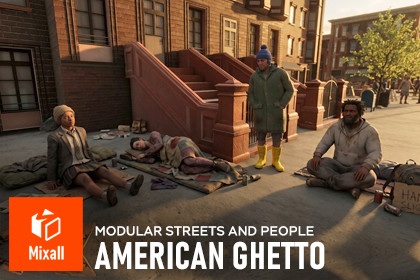 American Ghetto - Modular Streets and People