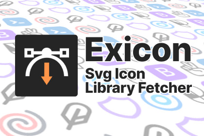Exicon - Svg Icon Library Fetcher
