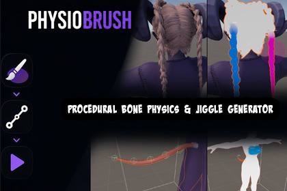 PhysioBrush: Procedural Bone Physics & Jiggle Generator