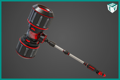 Sci Fi Battle Hammer 04 URP HDRP Textures