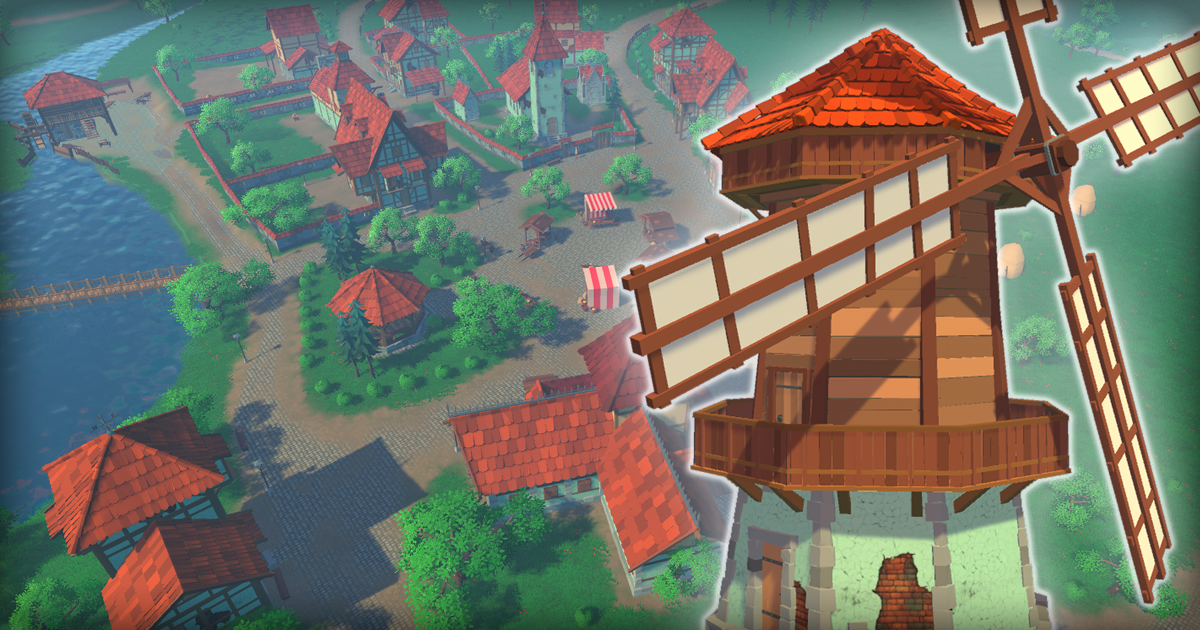 Low Poly Modular Village - LOWPOLY MEDIEVAL FANTASY SERIES | 3D ...