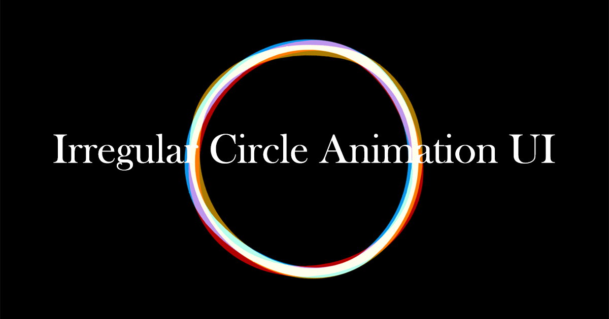 Irregular Circle UI animation By maything | 2D GUI | Unity Asset Store