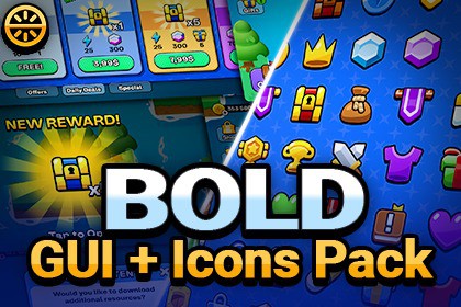 Bold GUI + Icons Pack