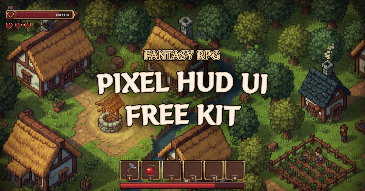 Pixel HUD UI Free Kit | 2D GUI | Unity Asset Store