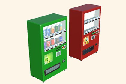 MAR-Low Poly Drink Vending Machine