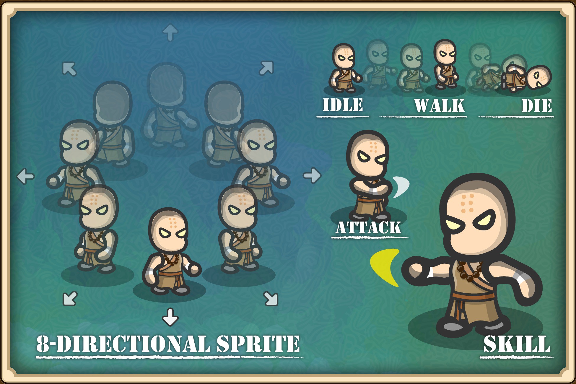 2D Character - Cute & Chibi: Free Pack (Unique Skill Animated Prefab ...