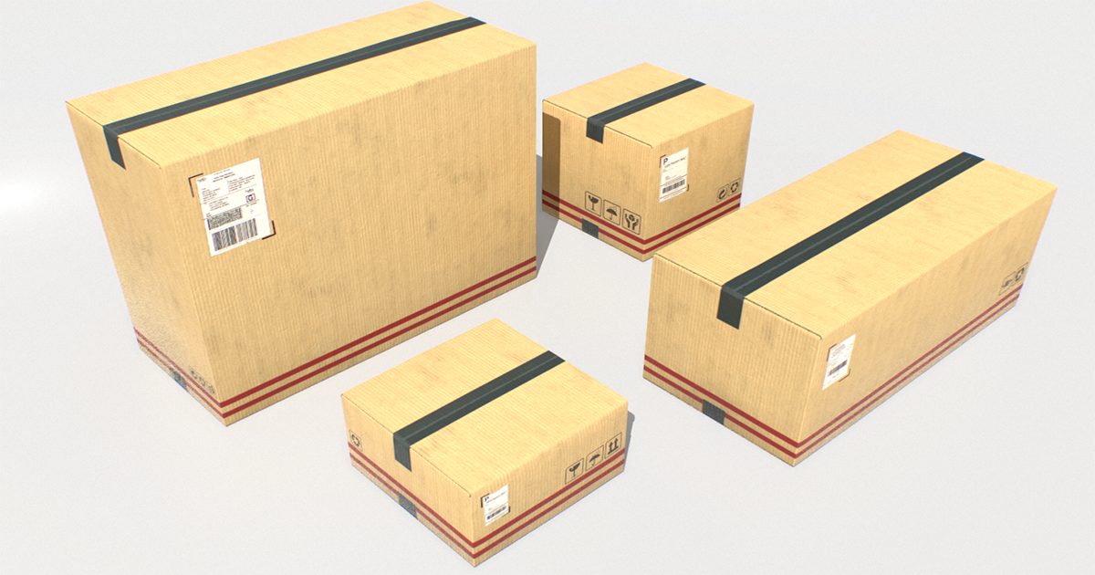 Cardboard Boxes Pack 1 | 3D Industrial | Unity Asset Store