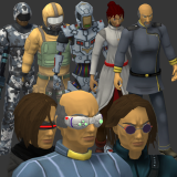 Customizable Characters - Sci-Fi Series