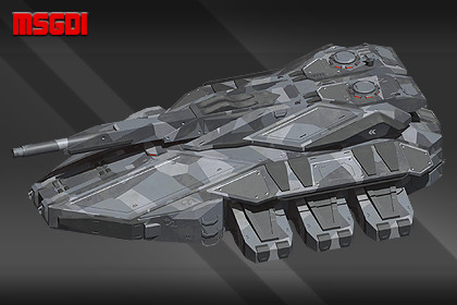 Scifi Ghost Medium Stealth Antigrav Tank