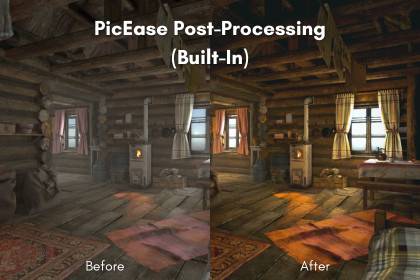 PicEase ポストプロセッシング（ビルトイン）