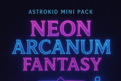 Astrokid Mini Pack - Neon Arcanum Fantasy